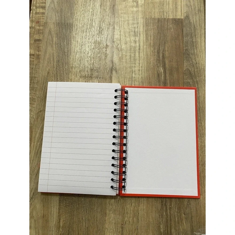New Culturefly Red‎ Sweet Sayings Widget Spiral Journal Blank Lined Notebook
